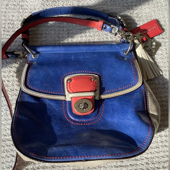 Vintage COACH Violet/Pink Crossbody 💜 - Picture 1 of 14